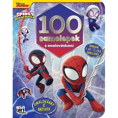 100 samolepek s omalovánkami Spidey – Zboží Mobilmania