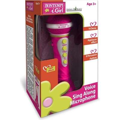 Bontempi Voice Sing a Long růžový