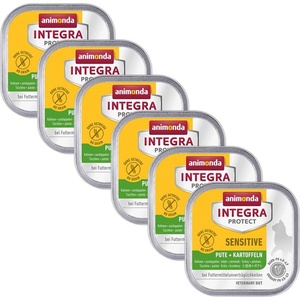 Animonda Integra Protect Cat Sensitive - пуйка с картофи 6 x 100 г