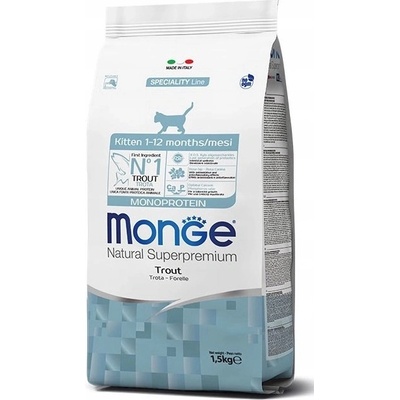 Monge LECHAT EXCELLENCE s problematickým príjmom potravy pstruh 1,5 kg