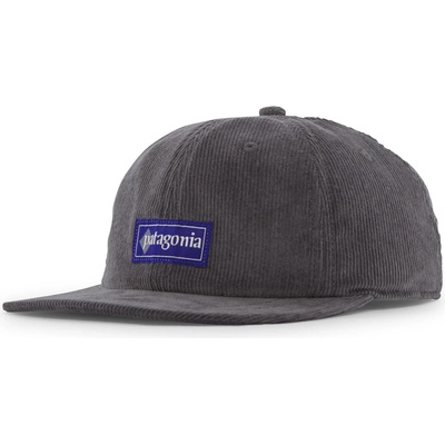 Patagonia Шапка с козирка Patagonia Corduroy Cap - Hut Tripper Label: Forge Grey - размер One Size (204-6612-3711)