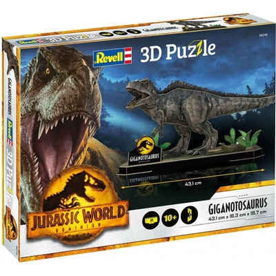 Revell 3D Puzzle Jurský svět Giganotosaurus, 60 ks