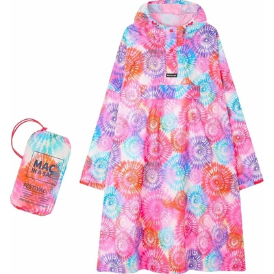 MAC IN A SAC festival poncho tie dye