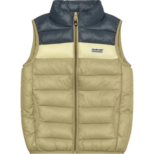Color Kids Детски синтетичен елек Color Kids Kid's Waistcoat Quilted Colorblock Synthetic vest - Sponge - размер 140 (EU) (703-6806-0218)