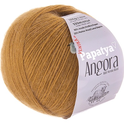 Kamgarn Příze Papatya Angora Merino Varianta: 8740
