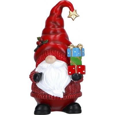 Home of Christmas Vánoční dekorace Trpaslík s dárky 19 cm – Hledejceny.cz