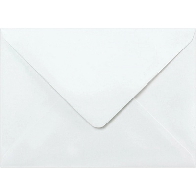 Bílé obálky z recyklovaného papíru - 162 x 229 mm (C5) - Bílá