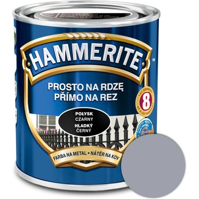 AkzoNobel Hammerite přímo na rez hladký světle šedý 0,25l