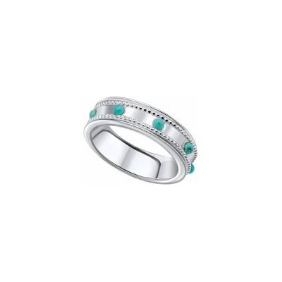 Elements silver Strieborný prsteň Tyrkys R3901T
