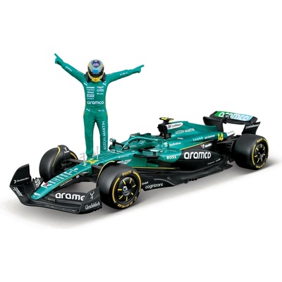 Model Aston Martin F1 AMR25 BBurago 14 Fernando Alonso 2025 1:43