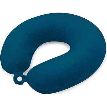 Kufreplus Cestovný vankúš s pamäťovou penou TPMF45 tmavo modrá 30x30