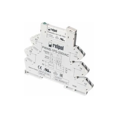 Relpol Relé rozhraní 1P 6A 24V DC PIR6WB-1PS-24VDC-R šedé (857485)