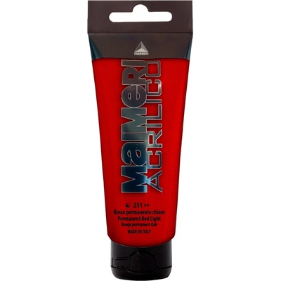 Maimeri Acrilico АКРИЛНА боя Permanent Red Light 251 75 ml 1 бр (M0916251)