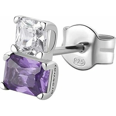 Brosway Single Fancy Magic Purple FMP10 1 ks (Ag 925/1000, 0,8 g)