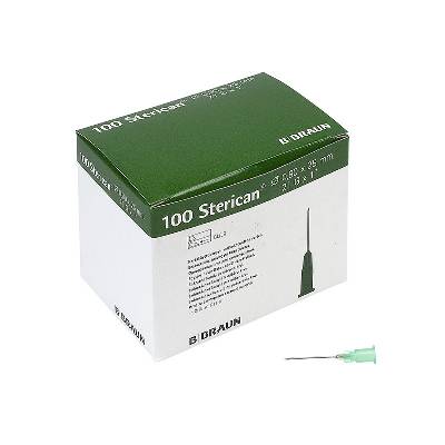 Injekční jehla Sterican krev 21G x 1" 0,80 x 25 mm zelená, 100 ks