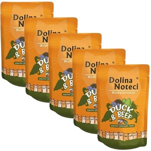 Dolina Noteci Superfood Cat Патешко и говеждо 5 x 85 г