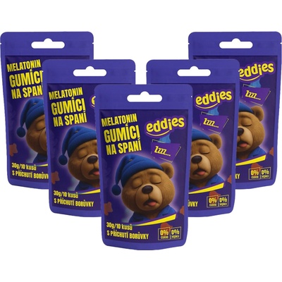 5x Eddies Gumídci na spánek s melatoninem 10 ks