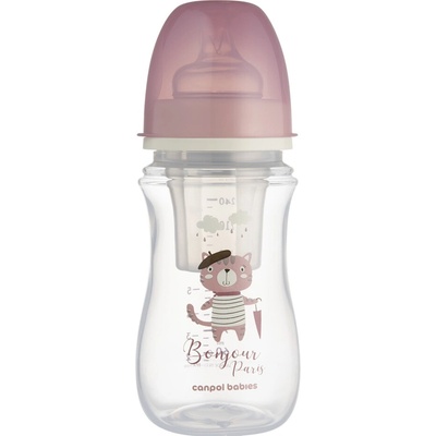 Canpol Babies antikoliková lahvička Babies Easy Start Bonjour DS75610568 240 ml
