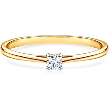 Image 1 of SAVICKI Годежен пръстен Solitaire: два цвята злато. диамант