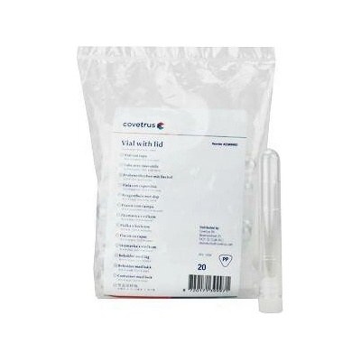 Skúmavka CVET analýza moču plast. nesteril.16 ml 20 ks