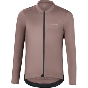 straede Фланелка с дълъг ръкав за колоездене Straede Aerlig Thermal Longsleeve Cycling jersey - Grit (056-3820-0312)