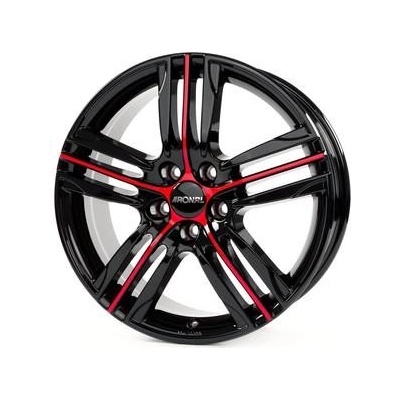 Ronal R57 7,5x18 4x108 ET35 black red line