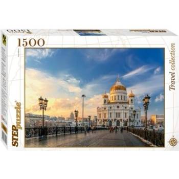 Step Puzzle - Пъзел - Катедралата Христос Спасител, Москва - 1500 части (83053)