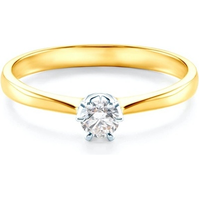 Savicki zásnubní prsten dvoubarevné zlato diamant SAV0039D