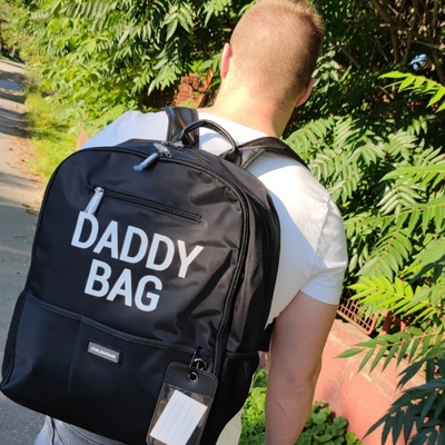 Childhome batoh Daddy Bag čierna