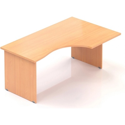 Lenza Ergonomický stůl Visio 160 x 100 cm, pravý, buk