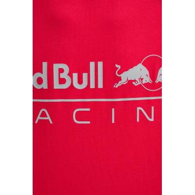 Red Bull Racing x Pepe Jeans Памучна тениска Red Bull Racing x Pepe Jeans LOGO TEE в червено с принт RM500016 (RM500016)