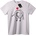 NOONEBRAND Тениска Heart Bolt - M, White