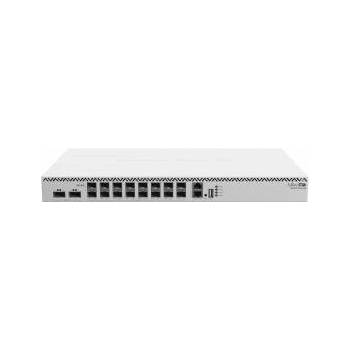 MIKRO TIK Mikrotik Switch, Cloud Router CRS518-16XS-2XQ-RM, 16x SFP28 25Gbps портове, 2x QSFP28 100Gbps портове, 1U корпус за монтаж в шкаф, Dual boot, RouterOS или SwitchOS