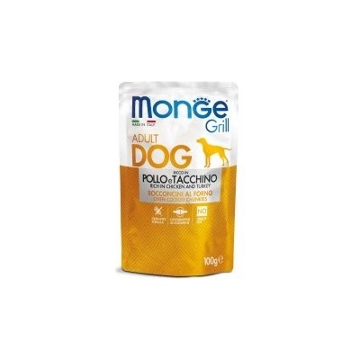 Monge Grill s kuracím a morkou 24 x 100 g