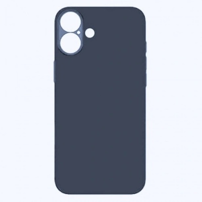 Mobi-Fon Силиконов кейс iPaky матиран, За iPhone 16 Plus (6.7), Тъмносин (IPH-16PLUS-002)