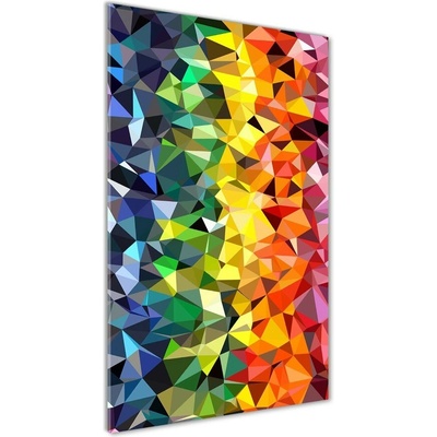 Vertikálny foto obraz sklenený Geometrické pozadie 50x100 cm