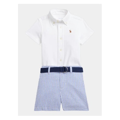 Ralph Lauren Комплект от риза и текстилни шорти 320902538001 Син Regular Fit (320902538001)