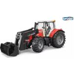 BRUDER Трактор Bruder Massey Ferguson 7624 с челен товарач (3047)