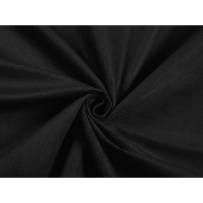 Poťahová látka/imitácia brúsenej kože Alcantara ALC-012 Čierna - šírka 145 cm