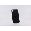 Púzdro Bomba Mäkké silikónové s krúžkom iPhone - čierne iPhone 11 P006/IPHONE 11 čierme