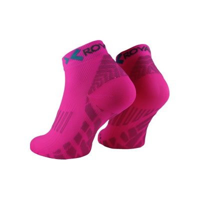 Royal Bay Sportovní ponožky LOW-CUT neonově růžová