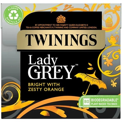 Twinings Lady Grey černý čaj 80 ks 200 g