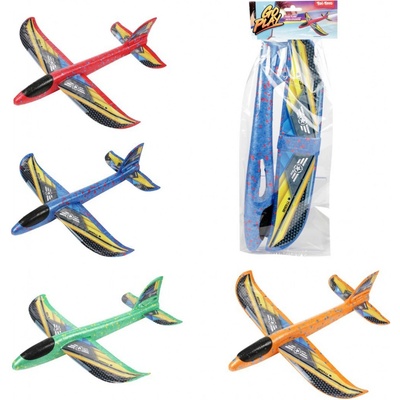 Teddies Letadlo házecí polystyrén 39cm 4 barvy – Zboží Dáma