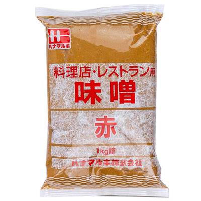 MISO pasta tmavá AKA červená 1000g Hanamaruki