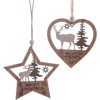 Casa Selección Висяща коледна украса в комплект от 2 - Casa Selección (115619)