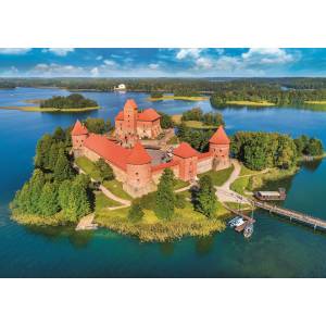 Trefl - Puzzle Trakai Castle, Lithuania - 1 000 piese