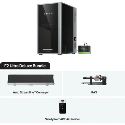 xTool F2 Ultra 60W MOPA + 40W deluxe kit