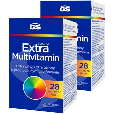 GS Extra Strong Multivitamin, 2 × 120 tablet