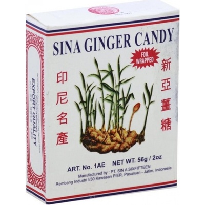 Sina Ginger Candy Cukríky zázvorové 56 g