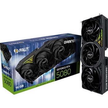Image 1 of Palit GeForce RTX 5080 GamingPro V1 16GB GDDR7 256bit (NE75080019T2-GB2031Y)